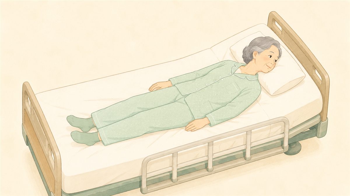 高齢者の寝返り 顔を向きたい方へ向ける